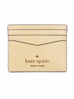 kate spade New York Light Yellow Card Holder